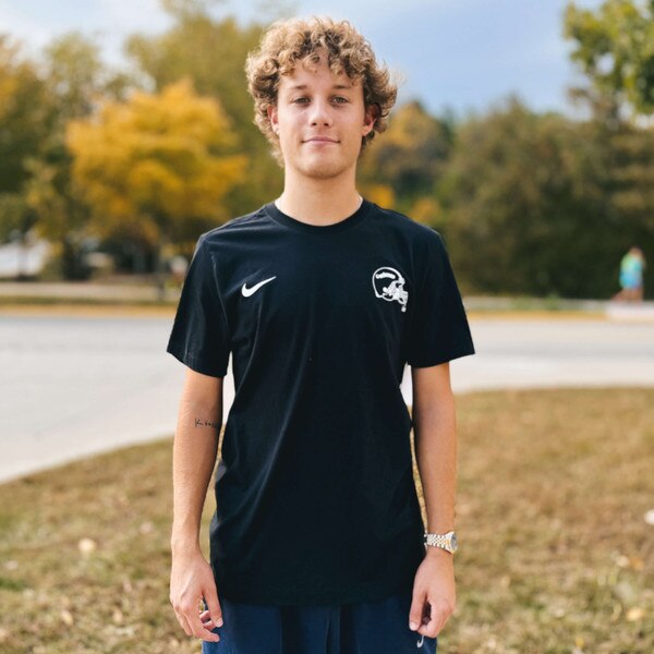 Nike® Cyclones Script Helmet 2025 Black T-Shirt (was $35.00)